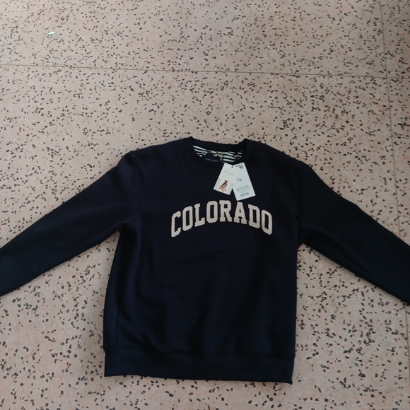 A brand new with tag unisex pullover med navy blue sweater from denim&flowers - Picture 2 of 4